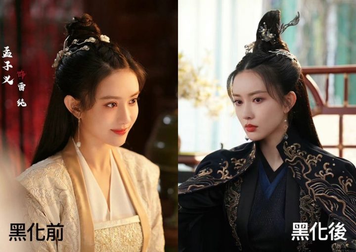 10个国产剧角色“黑化”看演员演技！罗云熙“黑化眼神”带感，李沁“黑化”反差超大-4