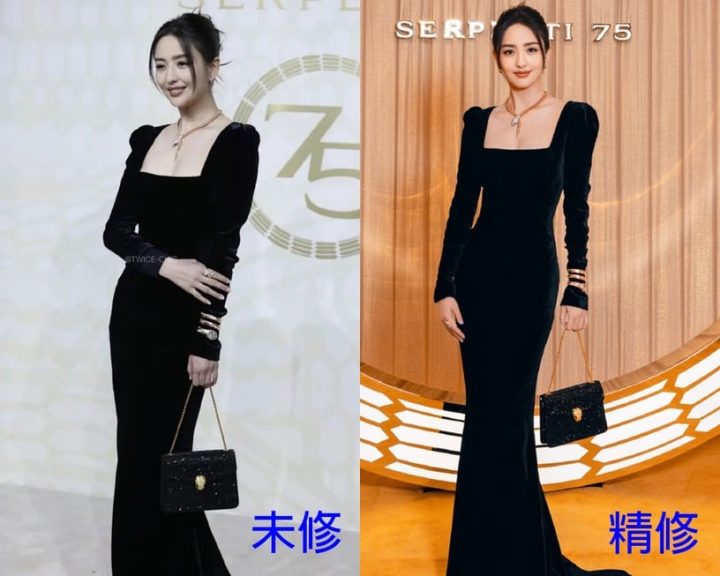 12位国产剧明星精修vs未修！刘亦菲优雅，杨洋帅气，迪丽热巴造型师被吐嘈？舒淇大获全胜-12