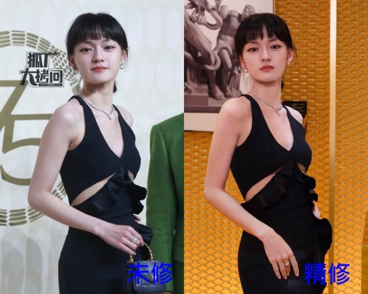 12位国产剧明星精修vs未修！刘亦菲优雅，杨洋帅气，迪丽热巴造型师被吐嘈？舒淇大获全胜-20