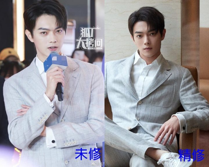 12位国产剧明星精修vs未修！刘亦菲优雅，杨洋帅气，迪丽热巴造型师被吐嘈？舒淇大获全胜-28