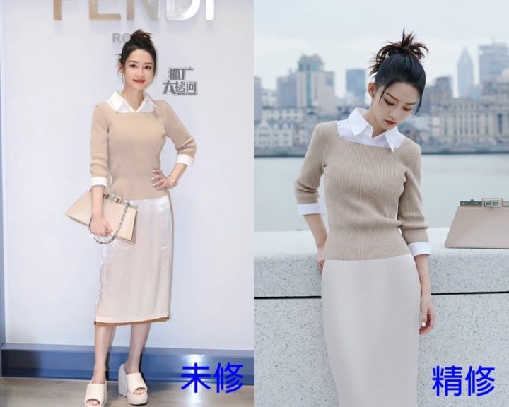 12位国产剧明星精修vs未修！刘亦菲优雅，杨洋帅气，迪丽热巴造型师被吐嘈？舒淇大获全胜-32