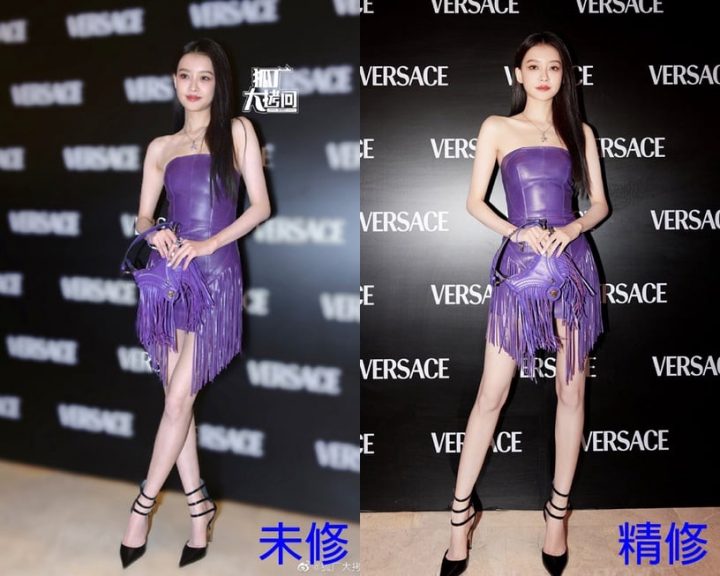 12位国产剧明星精修vs未修！刘亦菲优雅，杨洋帅气，迪丽热巴造型师被吐嘈？舒淇大获全胜-39