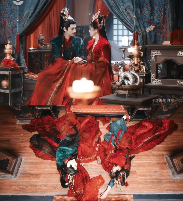 盘点古装国产剧“最惨婚礼”！《长月烬明》新郎&新娘双吐血，《枕上书》新娘等不到新郎-3