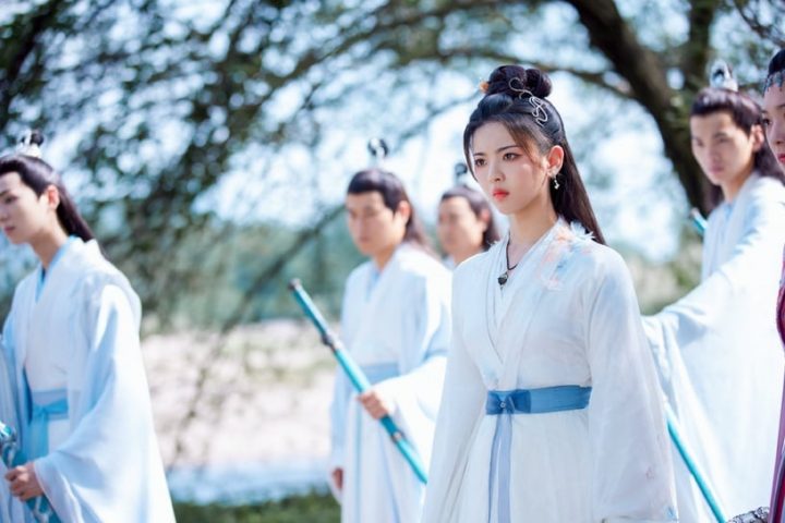 古装仙侠剧8位美女师妹！《护心》周也明艳，赵丽颖甜，杨幂发型被吐嘈，迪丽热巴更雷-9