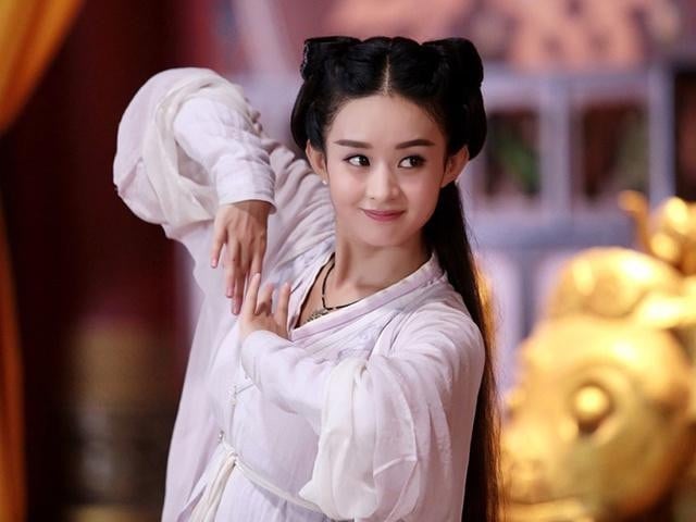 古装仙侠剧8位美女师妹！《护心》周也明艳，赵丽颖甜，杨幂发型被吐嘈，迪丽热巴更雷-11