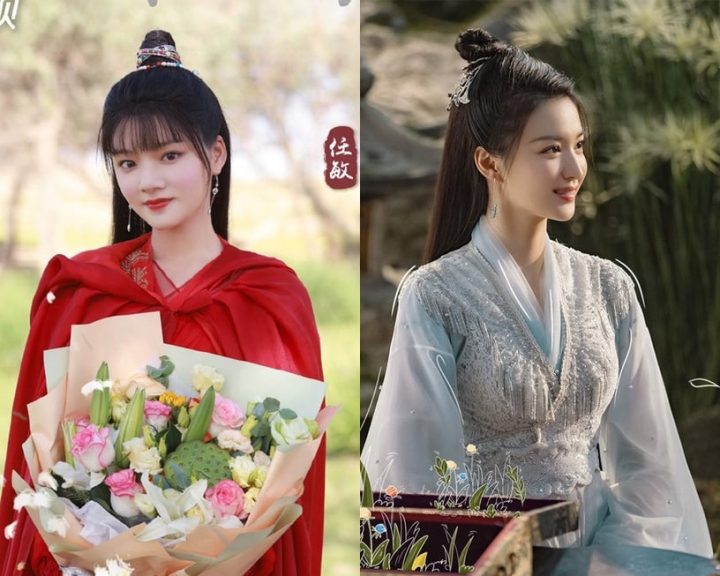 古装仙侠剧8位美女师妹！《护心》周也明艳，赵丽颖甜，杨幂发型被吐嘈，迪丽热巴更雷-27