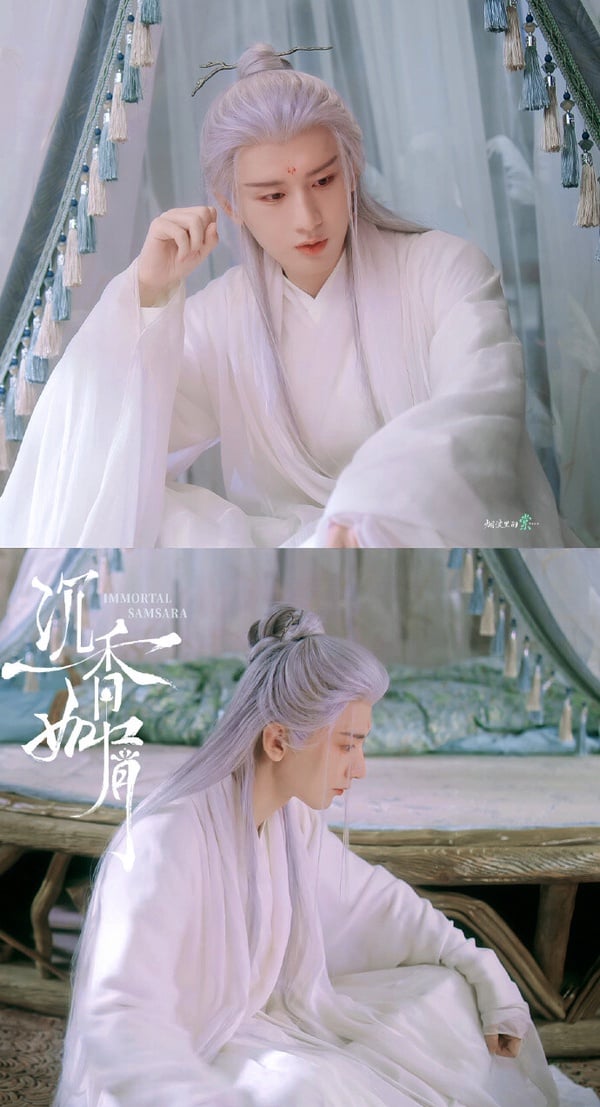 古装剧10位白发男神！《长相思》檀健次仙气和成毅有得拼，王鹤棣不适合，杨洋真太仙了-7