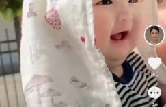 瞧瞧！赵本山的胖外孙，四个月就快18斤，圆脸双下巴，脖子都胖没了！缩略图