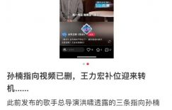 孙楠和王力宏要来帮忙？导演删视频后又发新动态缩略图