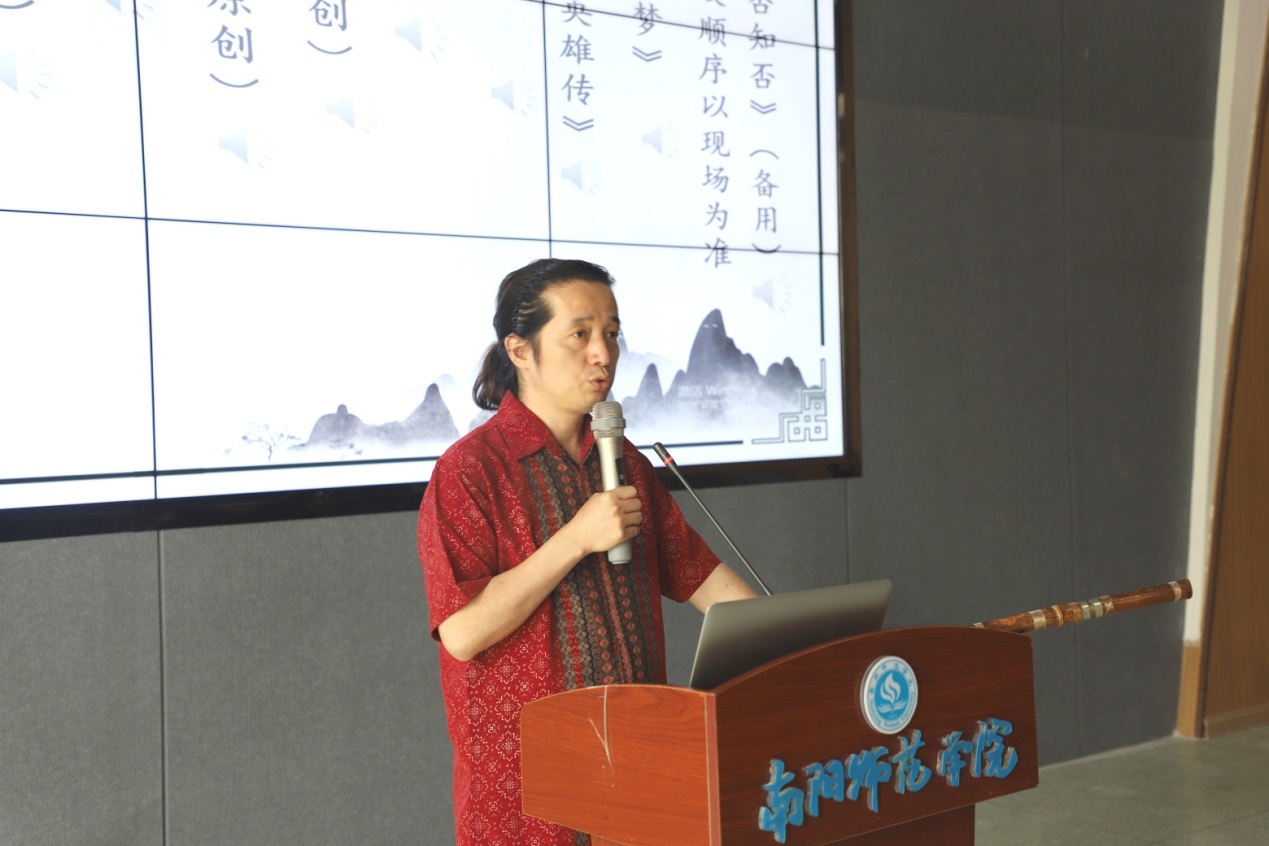 洞箫才子回南阳师院，聊聊音乐、读书和创业那些事
