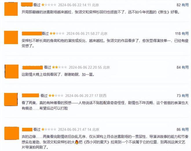 张颂文的新剧一开播就被观众狂吐槽，差评原因竟然惊人相似！