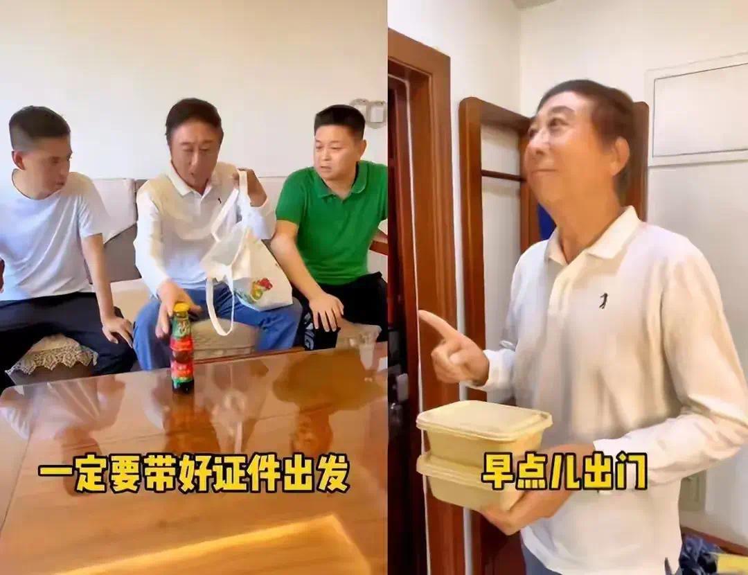 冯巩65岁啦，头发都白了，还在给学生们鼓劲呢！