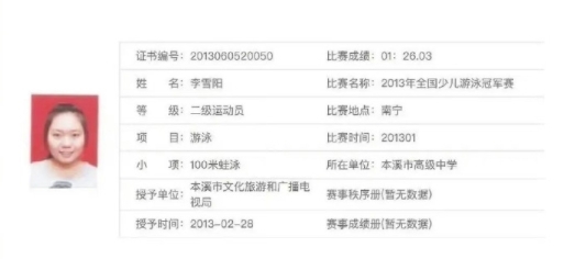 李雪琴，二级游泳选手，她游得究竟有多厉害？