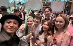 47岁的范晓萱绿发出席萧敬腾婚礼，近照大变样，身材圆润到认不出来了缩略图