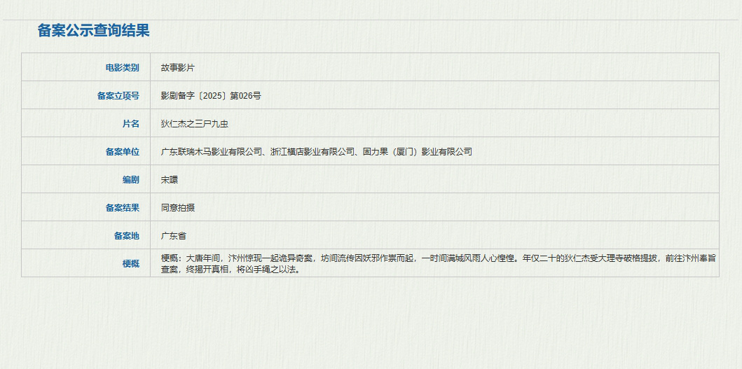 《狄仁杰之三尸九虫》百度云资源下载在线观看【1024p1080pMp4】高清云网盘