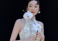 童瑶穿新中式无袖长裙，东方古典美全展现出来了缩略图