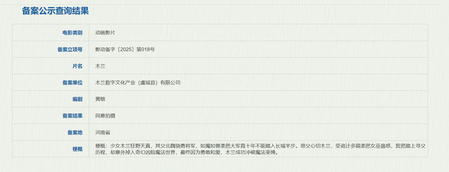 《木兰》在线观看免费完整高清版百度云资源下载(手机版)