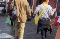 44岁的霍思燕在西藏被拍，和杜江逛八廊街，打扮像大妈，身材走样挺多的缩略图