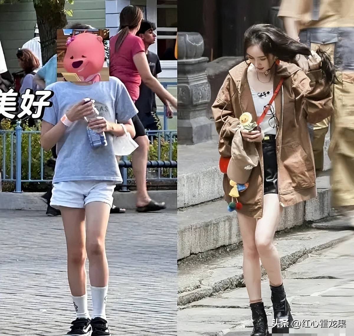 杨幂的女儿小糯米都十岁了，时间过得真快！