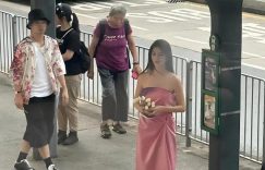 吴千语生图惊艳香港街头！170cm身材穿粉裙如行走画报，施伯雄宠妻眼神藏不住爱意缩略图