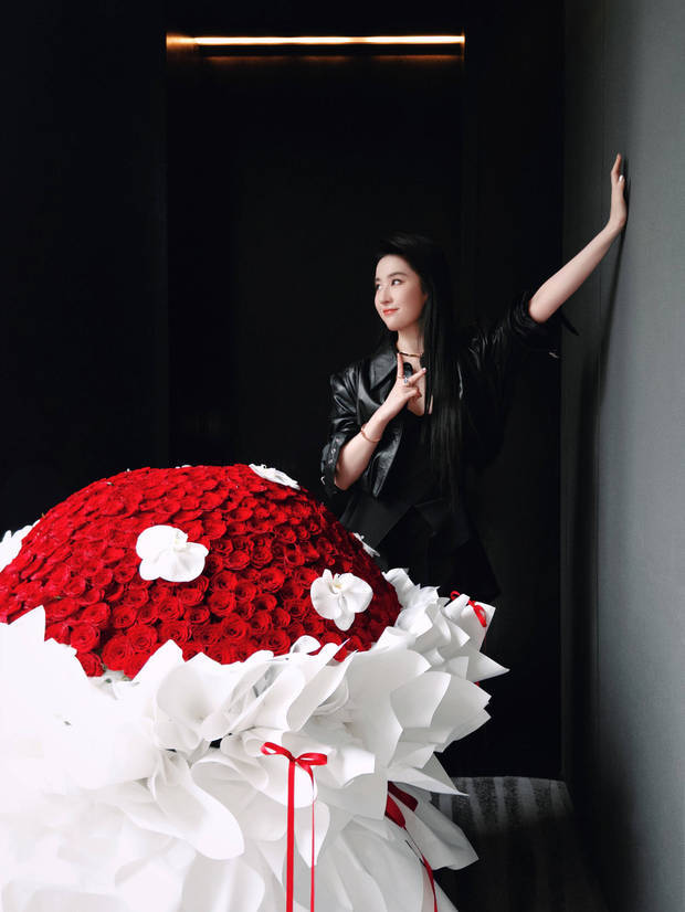 刘亦菲极简黑造型惊艳亮相：冷艳与温柔交织，侧颜杀美如诗画