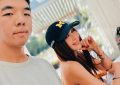 温碧霞晒一家三口照，和老公一起送儿子上学缩略图