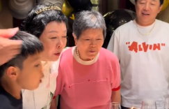 黄渤回山东给姐姐庆生，妹妹打扮得超时髦，全家在高级餐厅吃蛋糕缩略图
