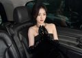 白鹿穿黑色抹胸裙也太飒了，随手一拍都这么有feel缩略图